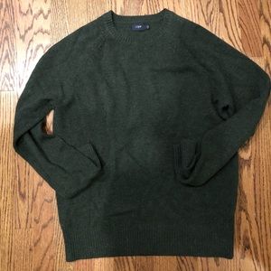 MENS JCREW Forest Green Sweater